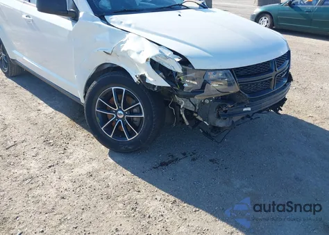 2018 Dodge Journey Se from USA, damaged, VIN 3C4PDCABXJT386032